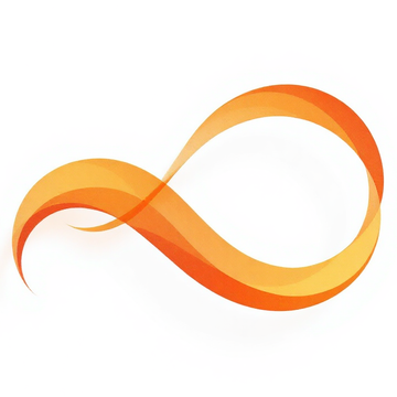 The emonks saffron infinity mark